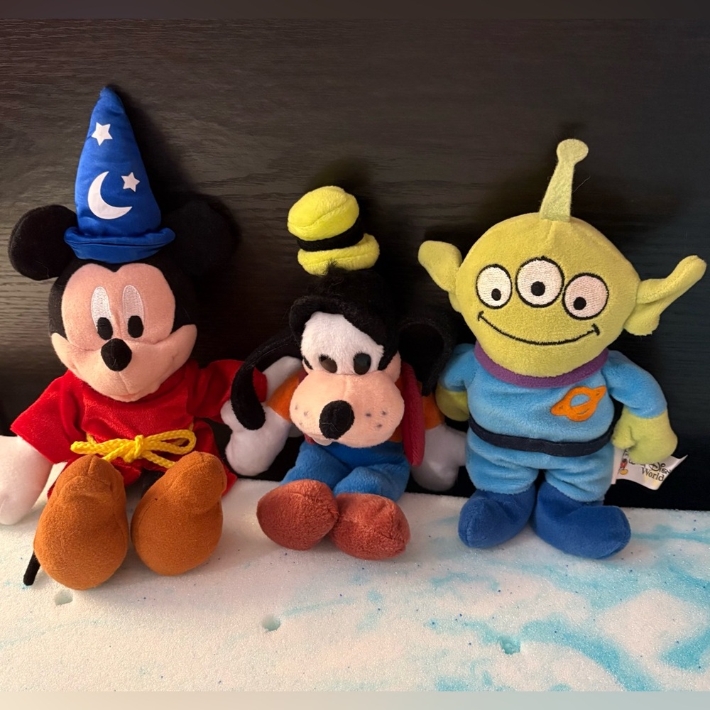 Vintage Disney character soft stuffies